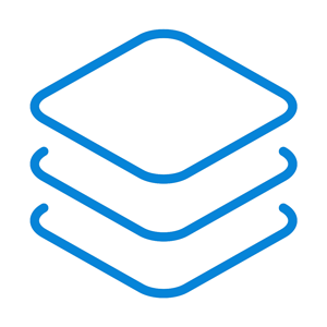 Safety Blueprint Icon in blue