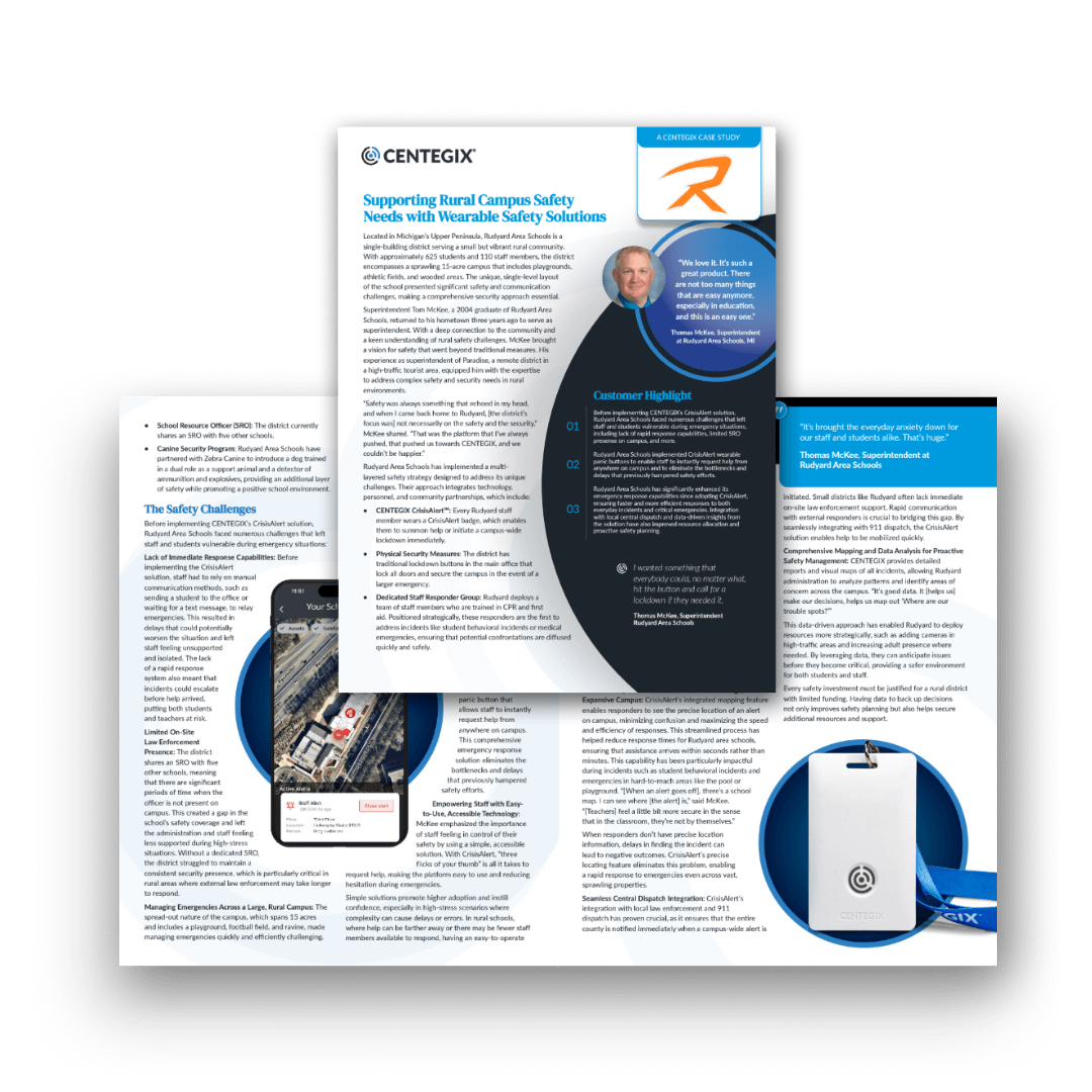 Supporting Rural Campus Safety Needs with Wearable Safety Solutions