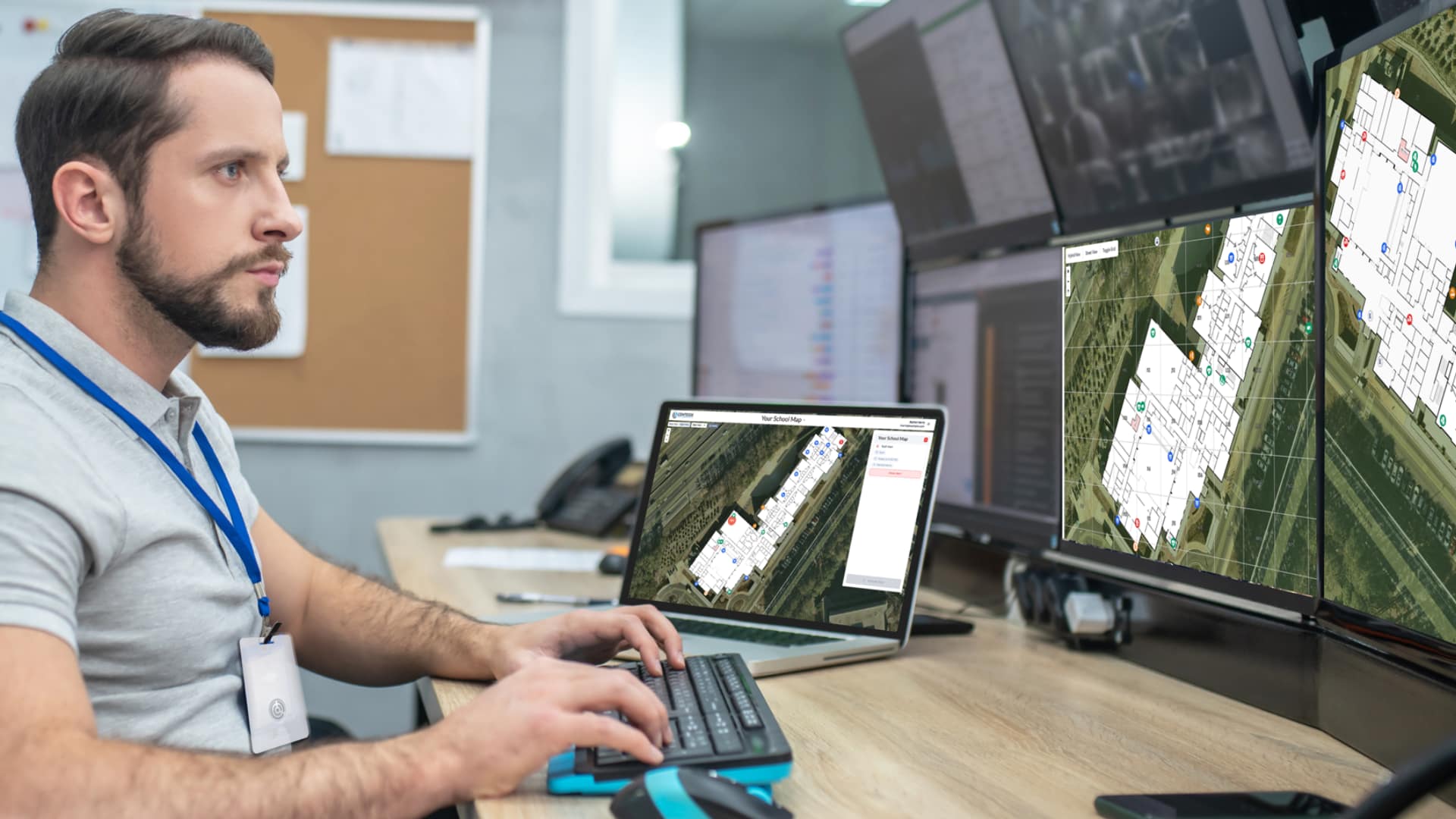 CENTEGIX school alert system featuring a wearable panic button