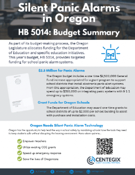 Thumbnail image of the CENTEGIX and Oregon's Alyssa's Law Guide