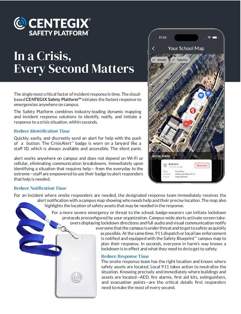 CENTEGIX Safety Platform Overview Thumbnail FL HB301 Checklist Thumbnail