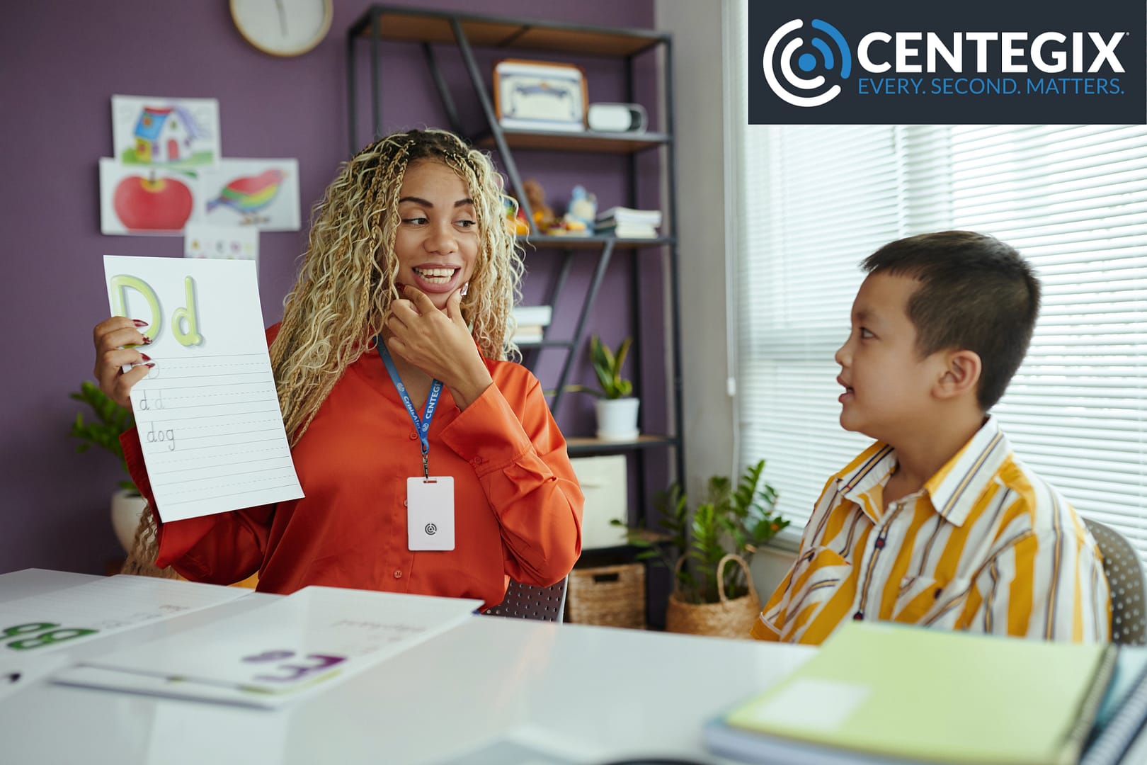 CENTEGIX school alert system featuring a wearable panic button