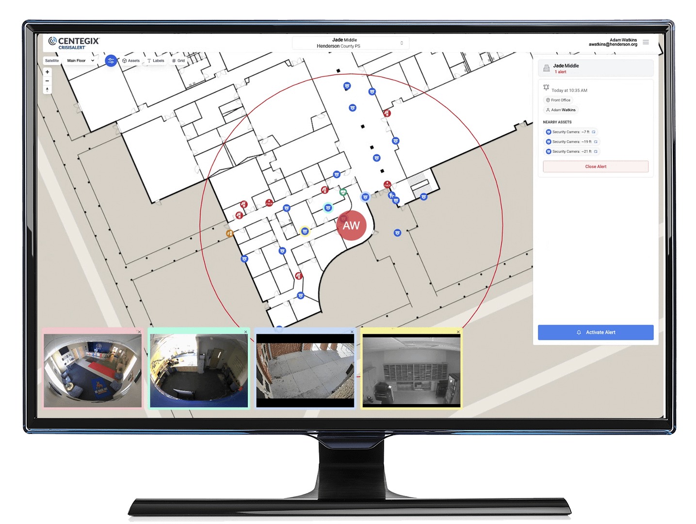 CENTEGIX Video Teacher smiling at students in class