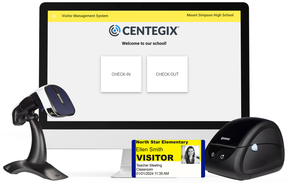 CENTEGIX Visitor Management System hardware
