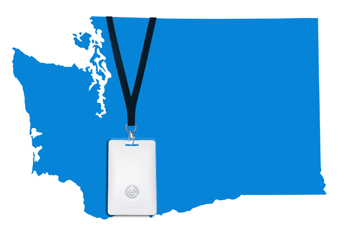 Washington State with CrisisAlert Badge