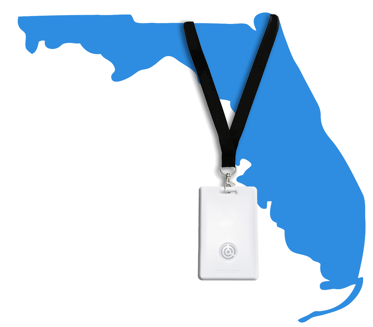 Florida outline badge