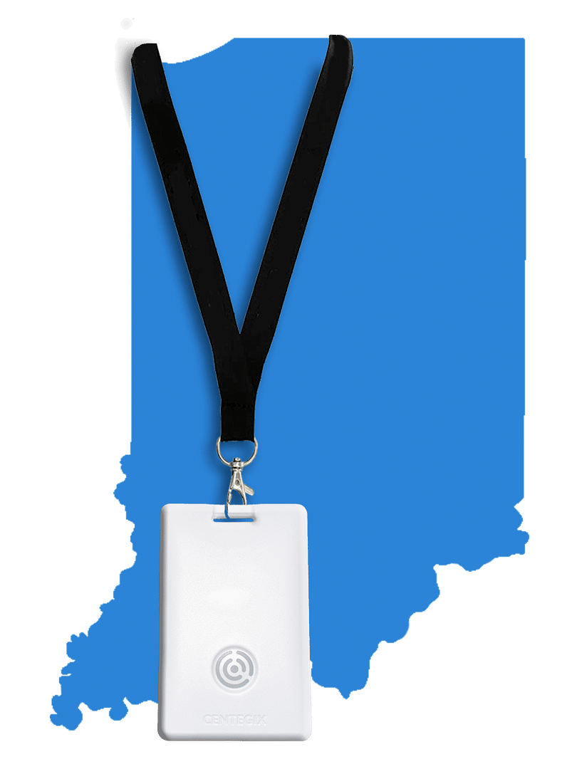 indiana outline badge