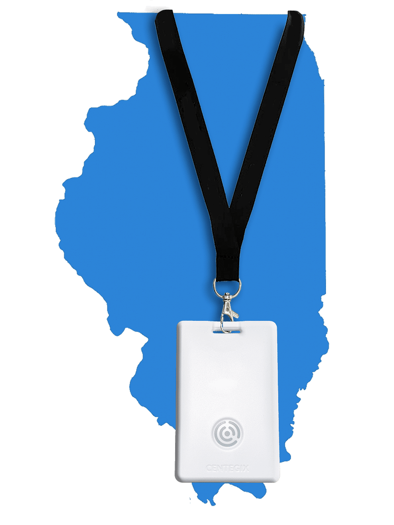illinois outline badge
