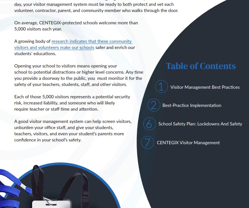 Visitor Management: Best Practices for Your School Safety Plan | Thank You