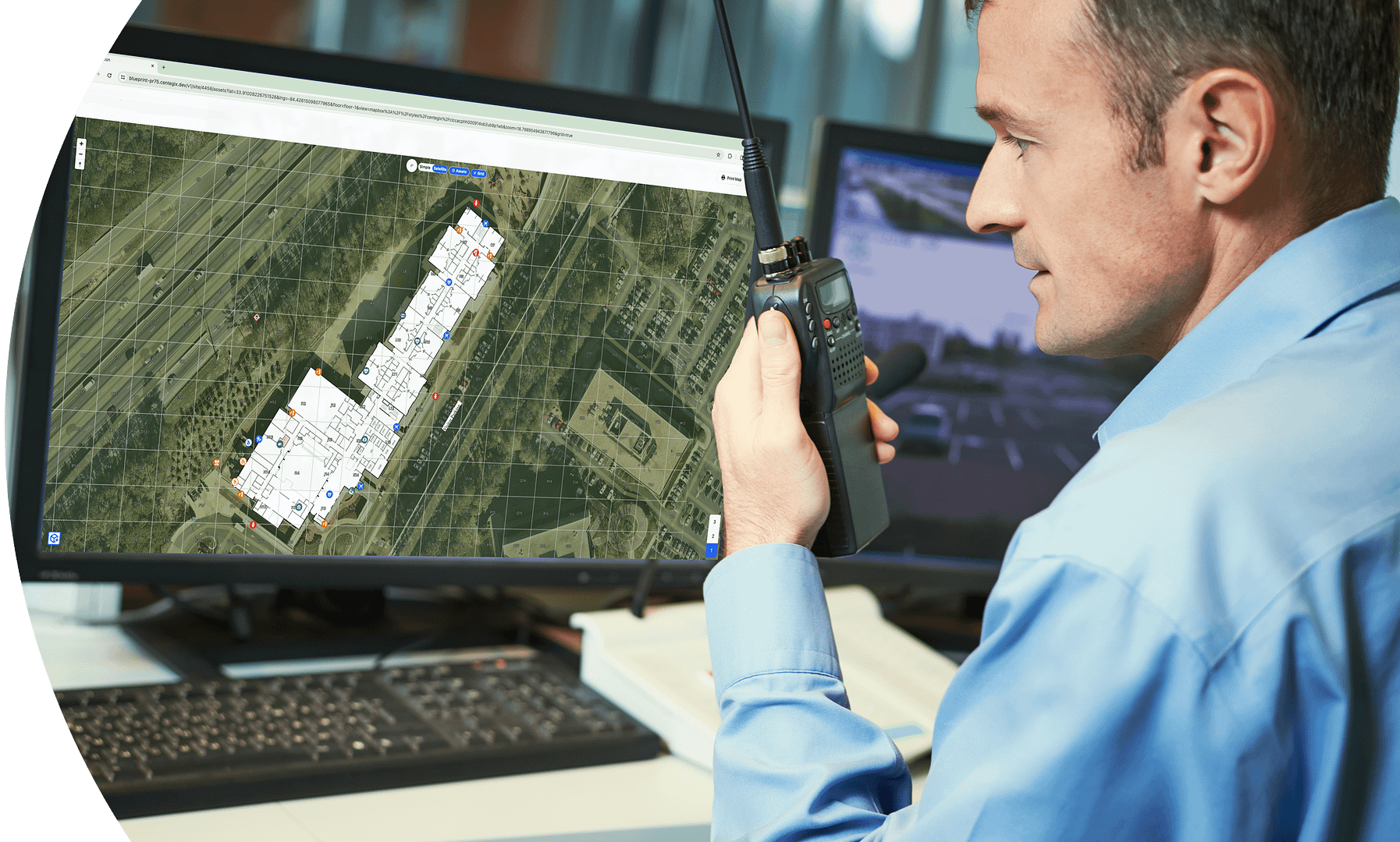 Security_Monitoring_blueprint_header Security and facilities monitor the campus with Safety Blueprint