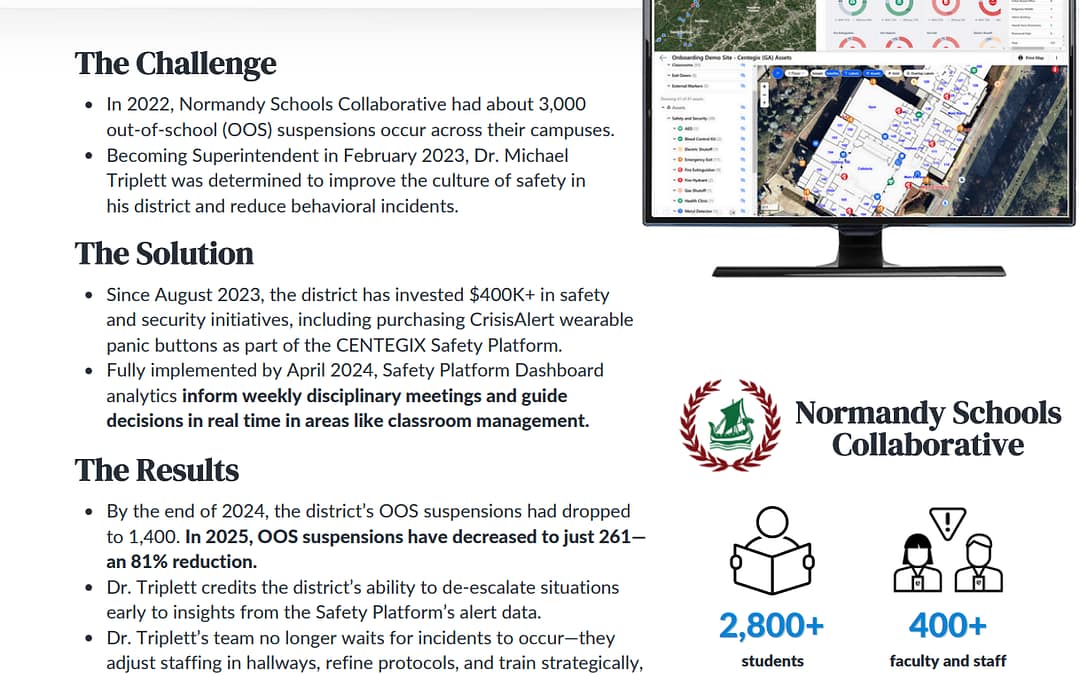 Not Just a Data Point, A Culture Shift: Using Data to Reduce Behavioral Incidents | CENTEGIX Impact Story