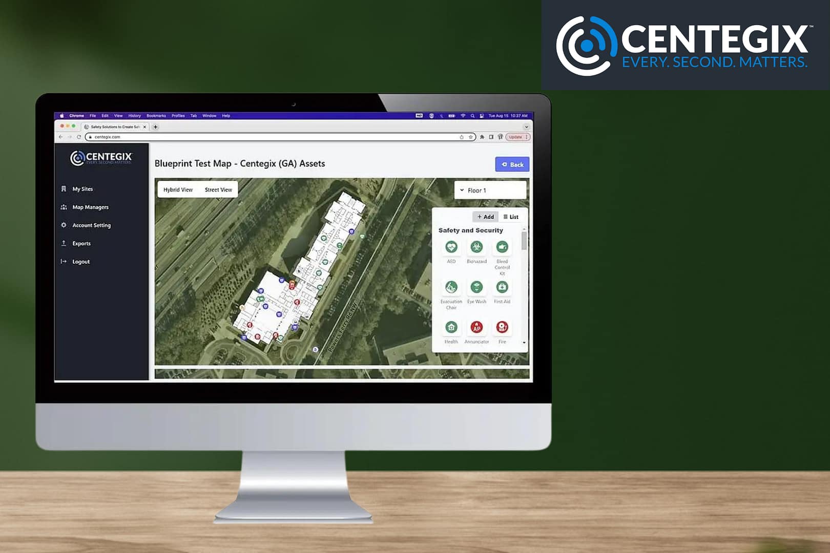 digital mapping with CENTEGIX digital mapping