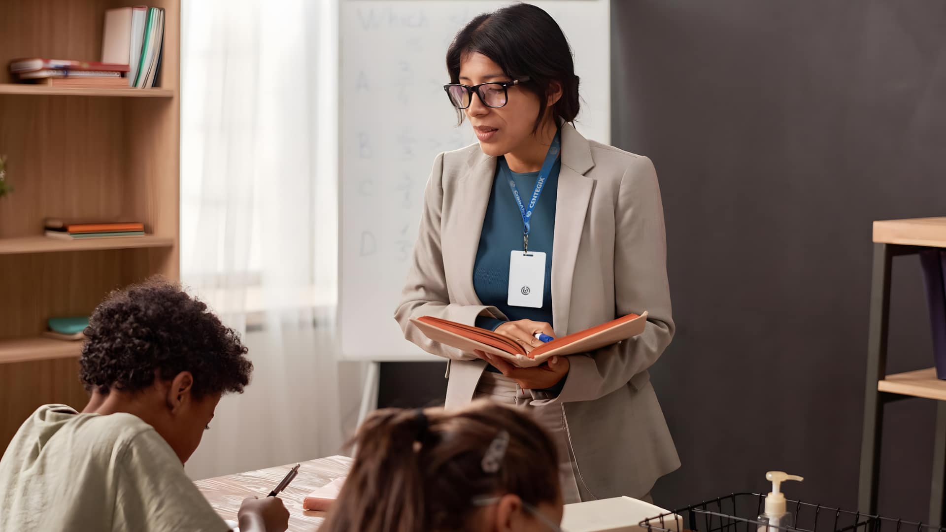 CENTEGIX school alert system featuring a wearable panic button