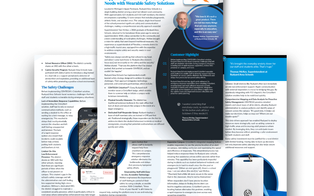 Supporting Rural Campus Safety Needs with Wearable Safety Solutions | CENTEGIX Case Study