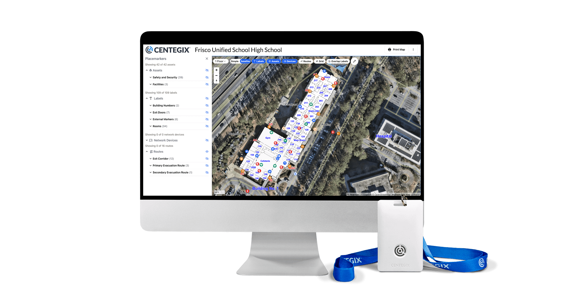 Campus Map Safety Blueprint